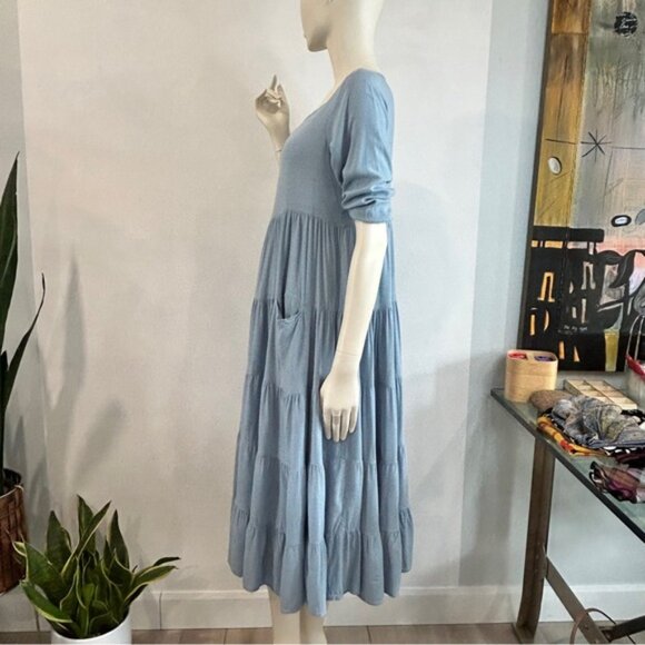 Bohemian Multi-Tiered Maxi Dress - Picture 3 of 11